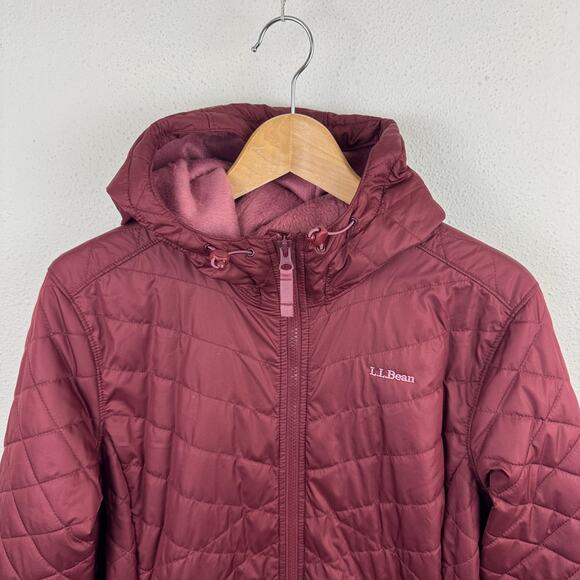 LL Bean Fleece-Lined Primaloft Coat - Picture 3 of 6